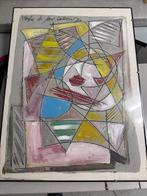 Paolo Da San Lorenzo (1935-2022) - Astratto, Antiek en Kunst, Kunst | Schilderijen | Modern