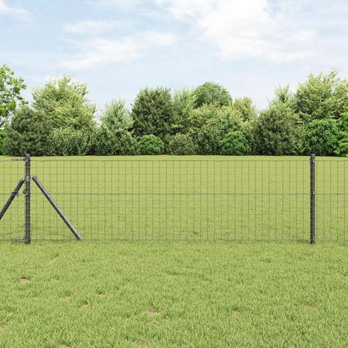 vidaXL Fence Posts 52 stuks Grijs Ø32 mm 100 cm, Tuin en Terras, Palen, Balken en Planken, Nieuw, Verzenden