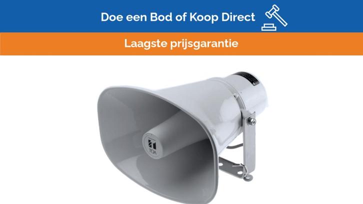 Bieden: TOA SC-630M 30W White Horn Speaker IP65 Grey, Sports nautiques & Bateaux, Instruments de navigation & Électronique maritime