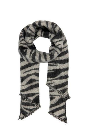 ONLY sjaal met zebraprint zwart (Sjaals, Mooi & Gezond), Verzenden