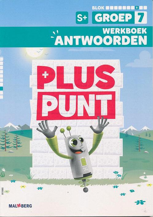 Pluspunt versie 4 Antwoorden werkboek blok 8 groep 7 S Plus, Livres, Livres scolaires, Envoi