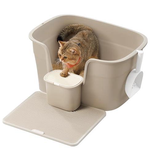 Luxe Kattenbak 75cm Cappuccino | OP = OP | Nu met 55% Kor..., Dieren en Toebehoren, Kattenbakken, Nieuw, Open, Verzenden