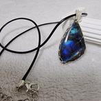 labradoriet Natuurlijke grote cabochon - handgemaakte hanger, Collections, Minéraux & Fossiles