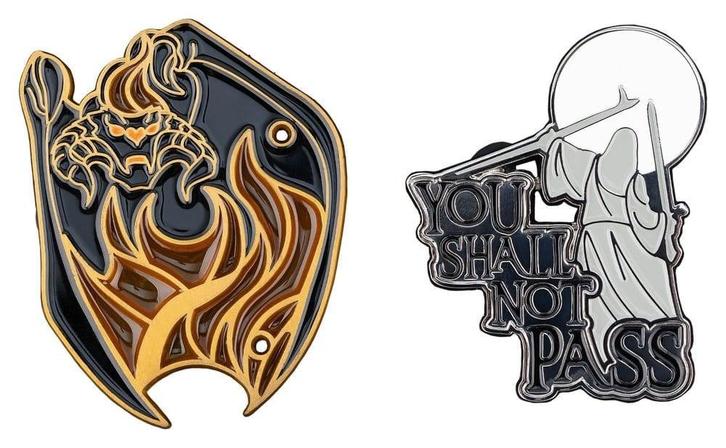 Lord of the Rings You Shall Not Pass Pin Set 8 cm, Collections, Lord of the Rings, Enlèvement ou Envoi