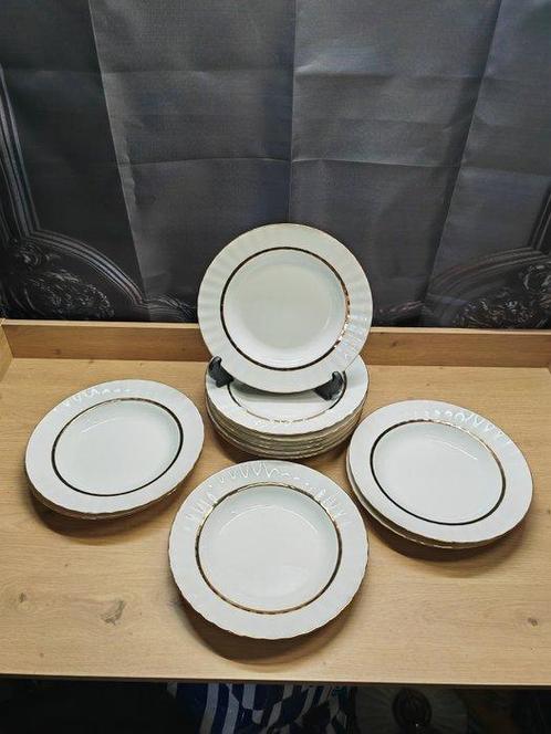 Bavaria - Kronester - Assiette à dîner (12) - assiettes, Antiek en Kunst, Antiek | Meubels | Tafels
