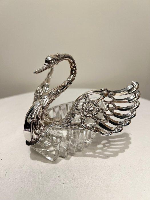 Zoutbakje - Zilver - Sterling Silver Zoutbakje, Antiek en Kunst, Antiek | Zilver en Goud