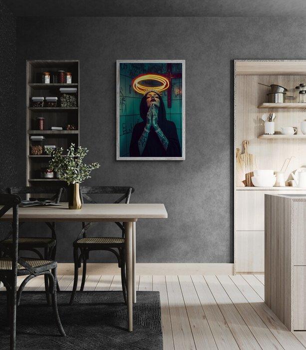 CARCANVAS_IT - Tatoo nun time for praying, Antiek en Kunst, Antiek | Boeken en Manuscripten