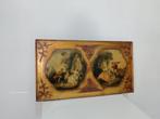 Lijst- Frans retabel met romantische scène 70x40 - Hout -, Antiek en Kunst