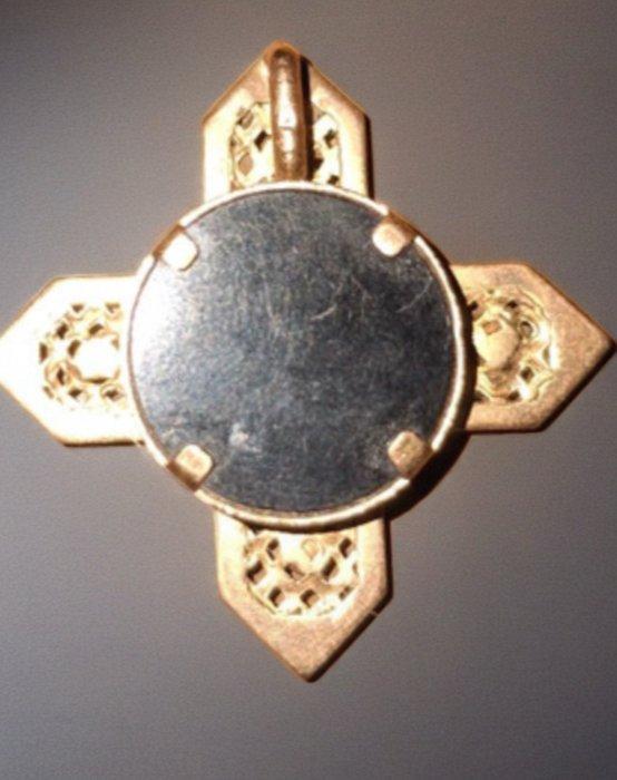 Gotische hermetische kruis gebruikt als esoterische, Antiek en Kunst, Curiosa en Brocante