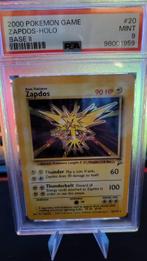 Zapdos - Holo - PSA 9 Card - Base Set 2 - Fossil - 2000 -, Hobby en Vrije tijd, Verzamelkaartspellen | Pokémon, Nieuw