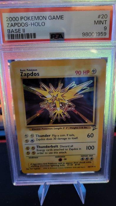 Zapdos - Holo - PSA 9 Card - Base Set 2 - Fossil - 2000 -, Hobby en Vrije tijd, Verzamelkaartspellen | Pokémon