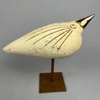 Ewa Budzowska - Sculpture, No reserve- The bird - decorated, Antiek en Kunst