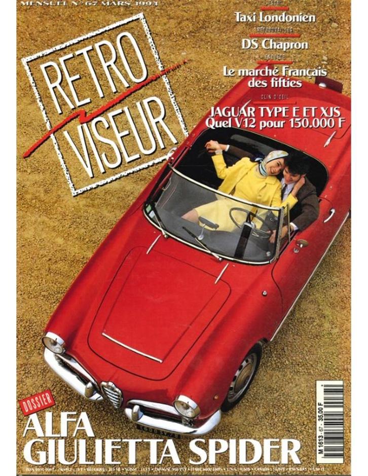 1994 RETROVISEUR MAGAZINE 67 FRANS, Livres, Autos | Brochures & Magazines, Enlèvement ou Envoi