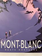 Monsieur Z - Affiche de Tourisme Mont-Blanc - La Haute, Antiek en Kunst