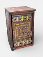 Vitrinekast - Hout - Beschilderd wandkastje – Kunst