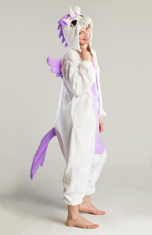 Onesie Paarse Pegasus Pakje 86-92 Eenhoornpak Kostuum Eenhoo, Kinderen en Baby's, Carnavalskleding en Verkleedspullen, Meisje