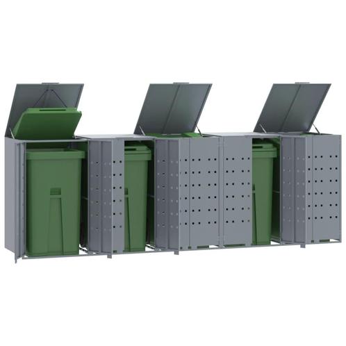 vidaXL Containerberging voor 5 containers 345x79x117 cm, Doe-het-zelf en Bouw, Containers, Verzenden