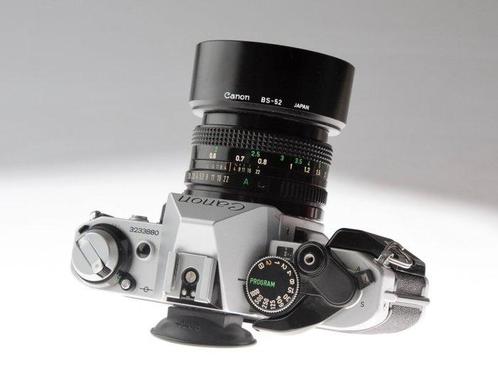 Canon AE-1program / FD 50mm 1,8 / FD 28mm 2,8 Appareil photo, Audio, Tv en Foto, Fotocamera's Analoog