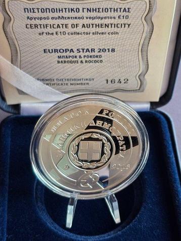 Grèce. 10 Euro 2018 Baroque and Rococo Proof (Sans Prix de