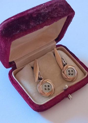 Zonder Minimumprijs - Manchetknopen - 19.2 kt. Geel goud