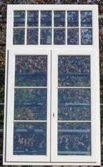 afrormosia houten raam , chassis , venster 120 x 210 creme, Doe-het-zelf en Bouw, Raamkozijnen en Schuifdeuren, Nieuw, Raamkozijn