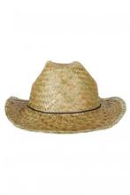 Cowboyhoed Stro Bruin Western Rodeo Ranger Cowboy Hoed Riet, Kleding | Heren, Ophalen of Verzenden, Nieuw