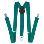 Fako Fashion® - Bretels - Effen - 100cm - Aqua, Verzenden, Nieuw