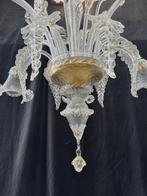 Kroonluchter - regels - Muranoglas - 6 lichten, Antiek en Kunst