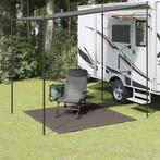 vidaXL Tenttapijt 250x250 cm HDPE antracietkleurig, Verzenden, Nieuw