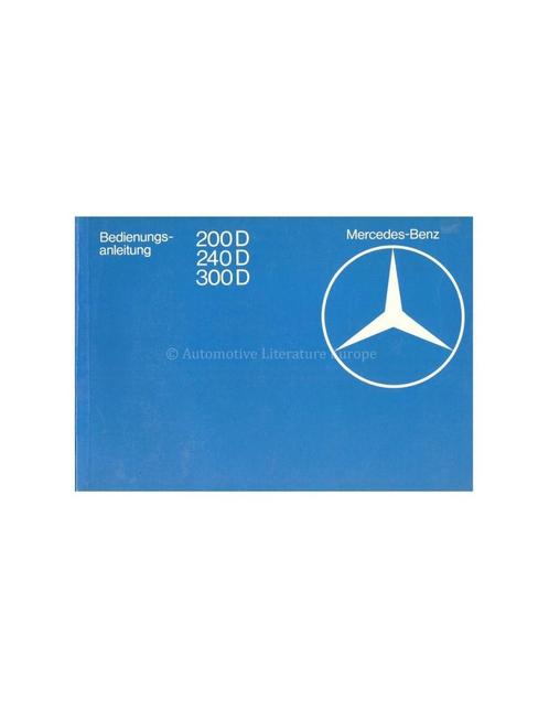 1980 MERCEDES BENZ E KLASSE INSTRUCTIEBOEKJE DUITS, Auto diversen, Handleidingen en Instructieboekjes