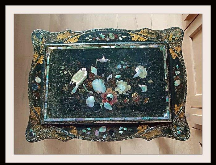 Kaptafel - Burgautée kapster - Hout, Papier-maché, Burgau -, Antiquités & Art, Antiquités | Autres Antiquités