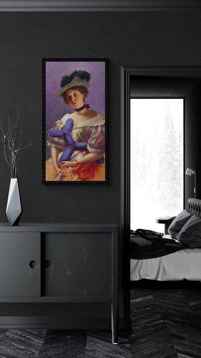 Teejo (XX) - Lady Koon, Antiek en Kunst, Kunst | Schilderijen | Modern