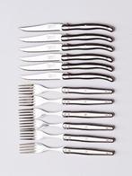 Laguiole - 6x Forks and 6x Knives - style de -, Antiek en Kunst