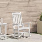 vidaXL Ligzetel Wit 70x92x108 cm HDPE, Tuin en Terras, Verzenden, Nieuw