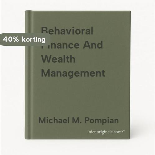 Behavioral Finance And Wealth Management 9780471745174, Boeken, Taal | Engels, Gelezen, Verzenden