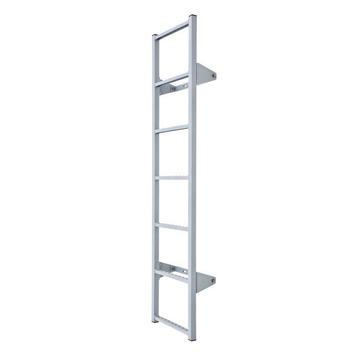 RVS deurladder met aluminium coating Mercedes Sprinter 2018-, Verzenden