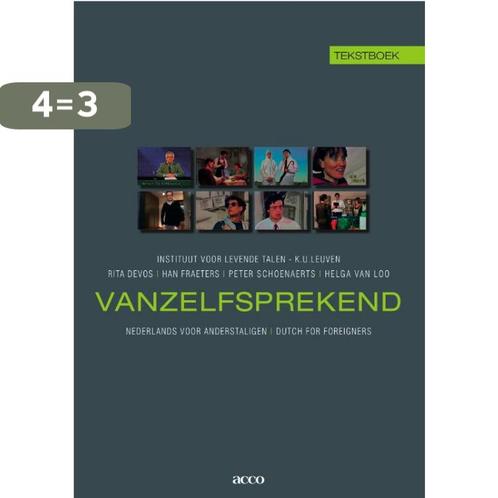 Vanzelfsprekend. Nederlands voor anderstaligen 9789033473692, Boeken, Overige Boeken, Gelezen, Verzenden