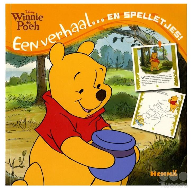 Een verhaal en spelletjes! / Disney Winnie de Poeh en, Boeken, Overige Boeken, Gelezen, Verzenden