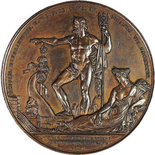 Nederland, Zeeland Willem I. Historical Medal 1827 Tribute, Postzegels en Munten, Munten en Bankbiljetten | Toebehoren