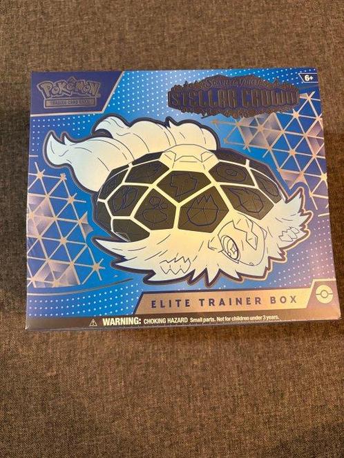 Pokémon - 1 Box - Stellar Crown - Elite Trainer Box, Hobby en Vrije tijd, Verzamelkaartspellen | Pokémon