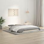 vidaXL Bedframe massief grenenhout wit 140x200 cm, Huis en Inrichting, Slaapkamer | Bedden, Verzenden, Nieuw