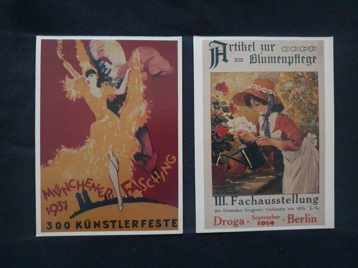 Internationaal - Prachtige verzameling Affiches, Reclame,, Collections, Cartes postales | Étranger