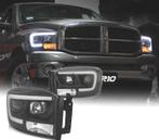 PHARES POUR DODGE RAM 06-08 DAYLIGHT LED NOIR, Verzenden, Nieuw