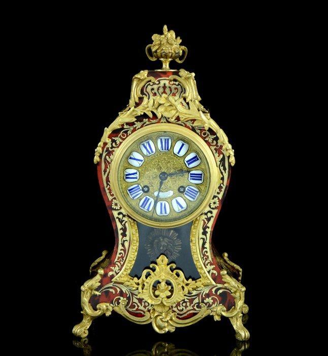 Commode / horloge de table - C. Schweizer, Munich, Germany, Antiquités & Art, Antiquités | Horloges