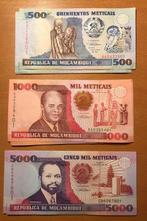 Mozambique. - 10 x 500, 1000, 5000 Metical 1991 (30, Postzegels en Munten