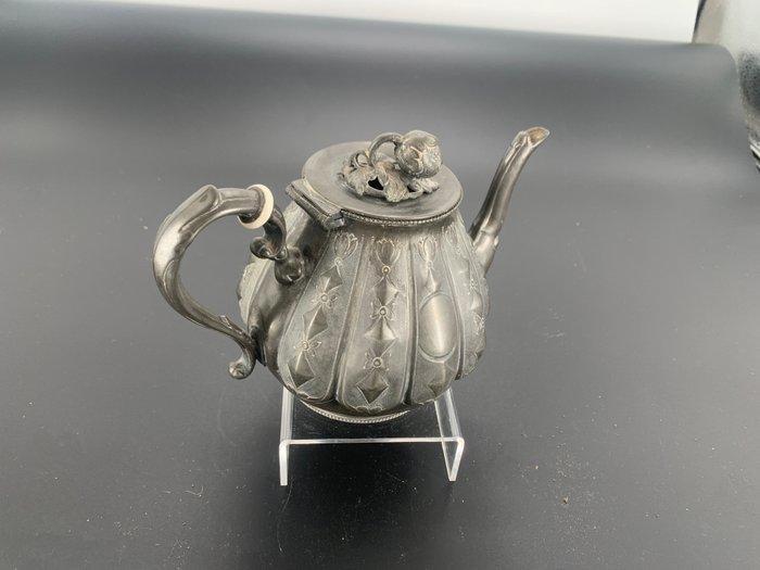 Theepot - Tin, Antiek en Kunst, Antiek | Overige Antiek