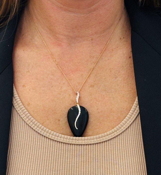 Bibigi - Halsketting - 18 karaat Roségoud Diamant, Handtassen en Accessoires, Kettingen