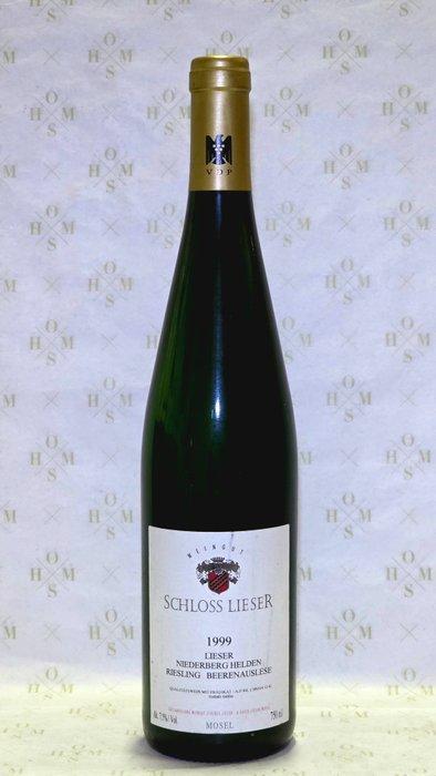 1999 Schloss Lieser Niederberg Helden Lange Goldkapsel, Verzamelen, Wijnen