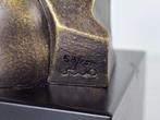 Carlos Castanedo (XX) - Beeld, Yerma - 19 cm - Verbronsd, Antiek en Kunst