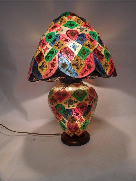 Lampe en peau de chameau de Multan - Pakistan - Fin du XXe, Antiquités & Art, Art | Art non-occidental